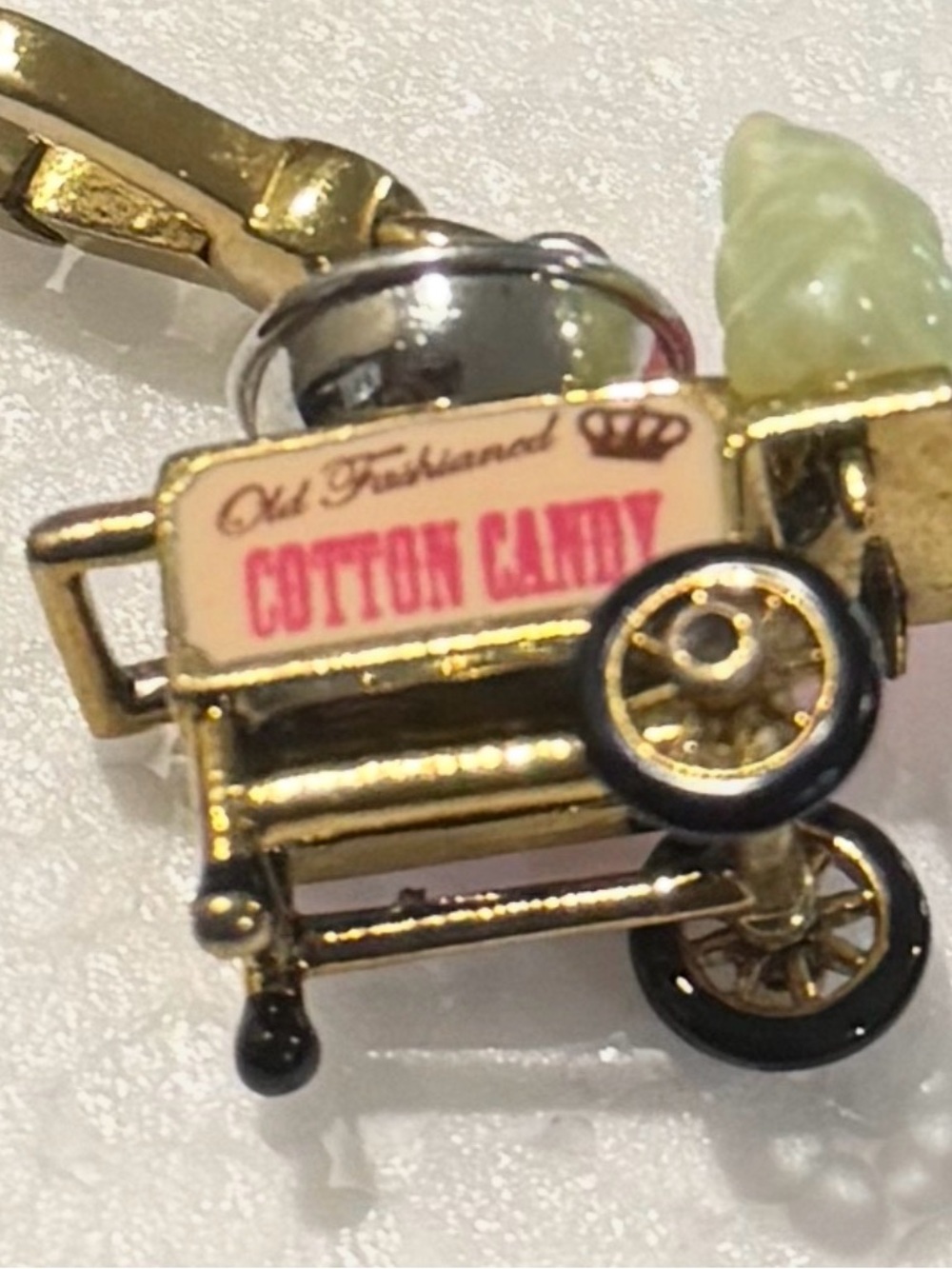 Juicy Couture Cotton Candy Gold-Tone Charm